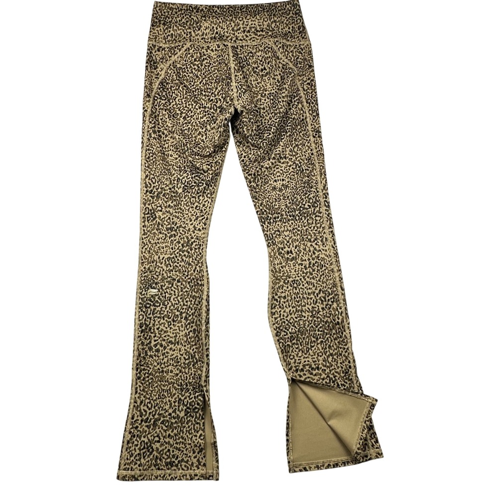 NWT Fabletics PowerHold Define Split Hem Pant Leopard Print High Waist Leggings - Picture 12 of 14